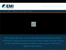 Tablet Screenshot of emi-ndt.com